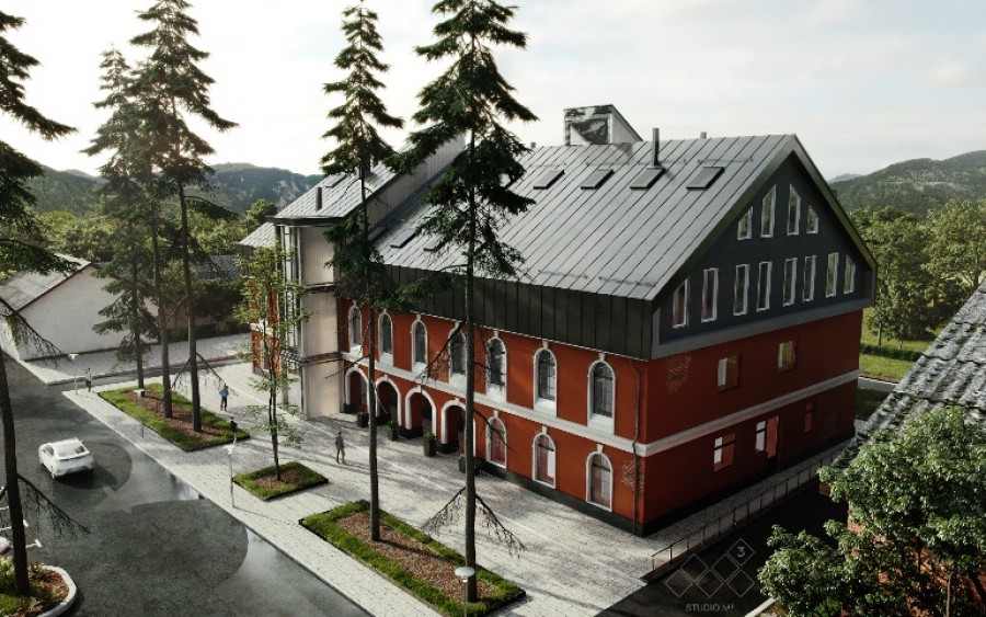 Multifunctional cultural and creative hub in Kosiv town – Carpathian Culture Center